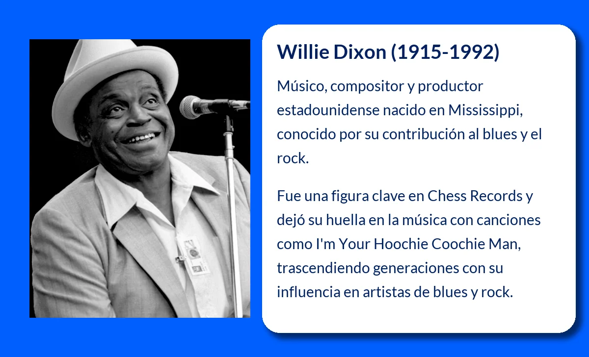 Willie Dixon (1915-1992): El Arquitecto del Blues y su Influencia en la Música Moderna