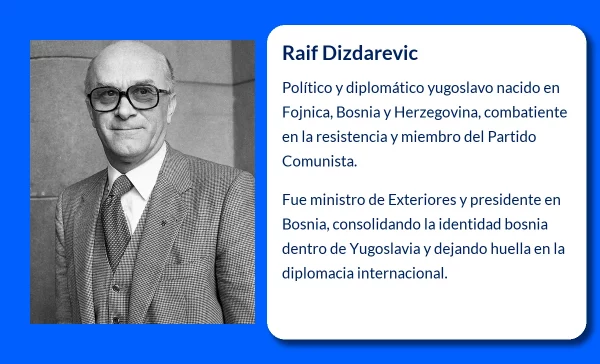 Raif Dizdarevic (1926-VVVV). El influyente político yugoslavo que marcó una era en Bosnia y Herzegovina