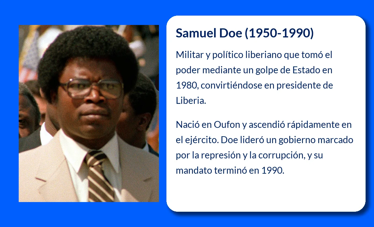 Samuel Doe (1950-1990). El militar y político que transformó Liberia