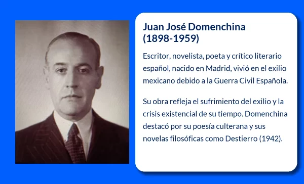 Juan José Domenchina (1898-1959). El legado literario de un poeta y novelista español en el exilio