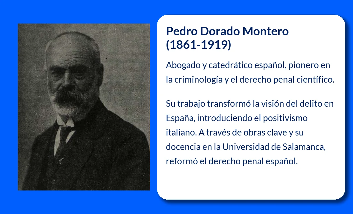 Pedro Dorado Montero (1861-1919): El penalista que transformó el derecho en España