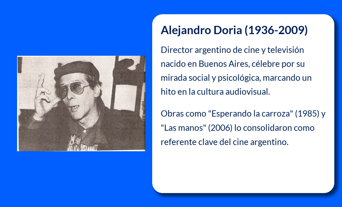 Alejandro Doria (1936-2009): El genio detrás de la cámara en el cine y televisión argentino