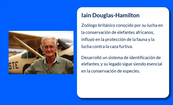 Iain Douglas-Hamilton (1944-VVVV). El pionero de la conservación de elefantes en África que cambió la historia del marfil