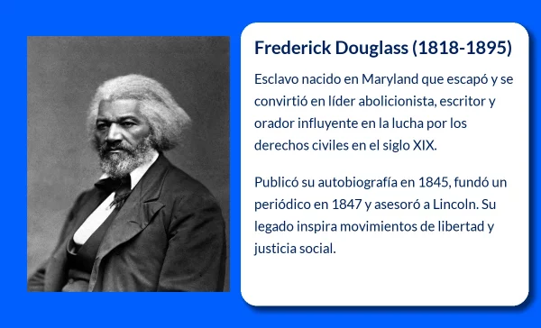 Frederick Douglass (1818-1895): Un luchador incansable por la libertad y la igualdad