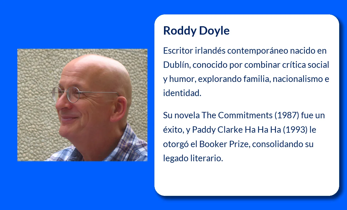 Roddy Doyle (1958-VVVV): El narrador irlandés que conquistó el mundo con su original voz narrativa