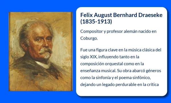 Felix August Bernhard Draeseke (1835-1913): Un Compositor Alemán que Dejó Huella en la Música Clásica