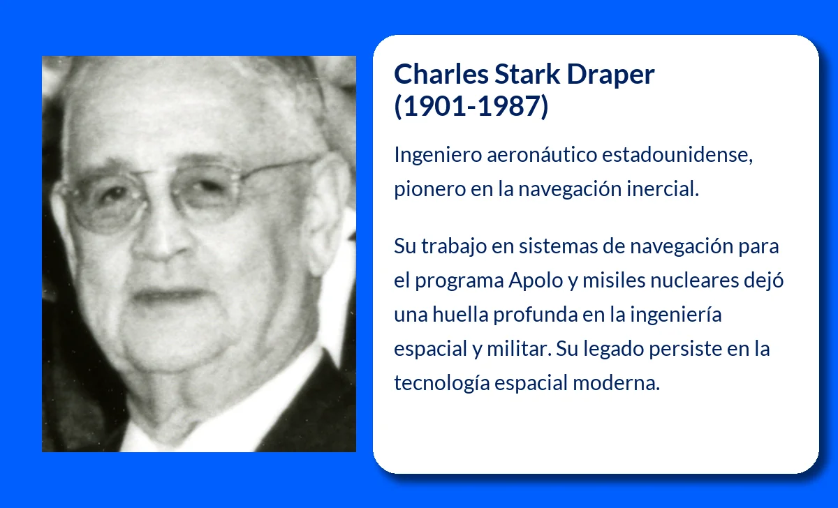 Charles Stark Draper (1901-1987). El pionero de la navegación inercial en la ingeniería aeronáutica