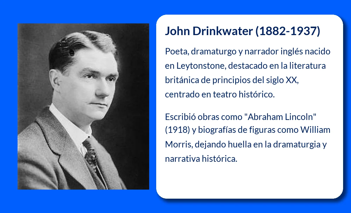 John Drinkwater (1882-1937): Poeta
