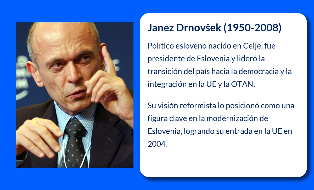 Janez Drnovšek (1950-2008): El presidente que marcó el camino de Eslovenia hacia Europa