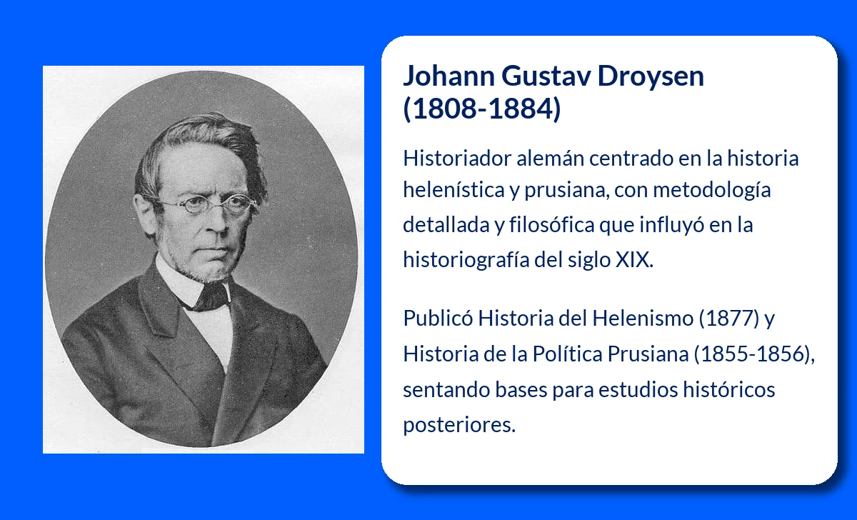 Johann Gustav Droysen (1808-1884): El pensador que revolucionó la metodología histórica