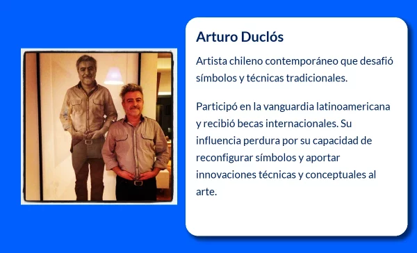 Arturo Duclós (1959-VVVV). El renovador del arte chileno que desafía símbolos y técnicas