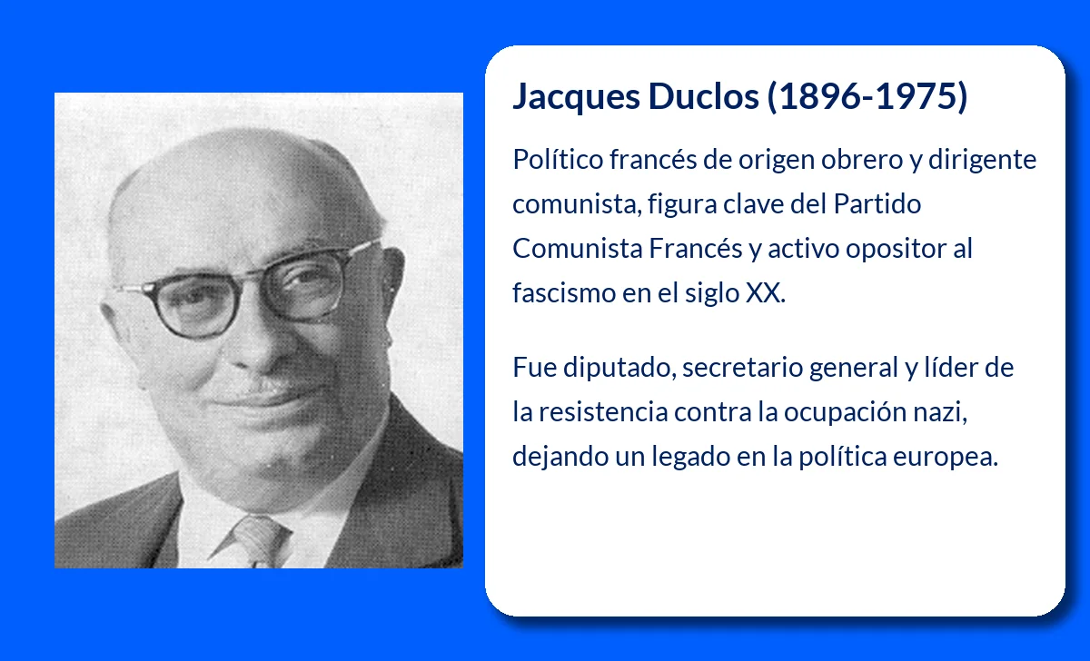 Jacques Duclos (1896-1975). El rostro del comunismo francés del siglo XX