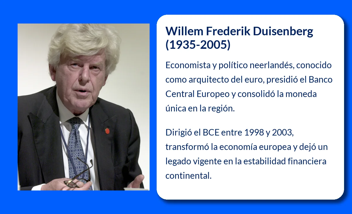 Willem Frederik Duisenberg (1935-2005). El arquitecto del euro y la estabilidad monetaria europea