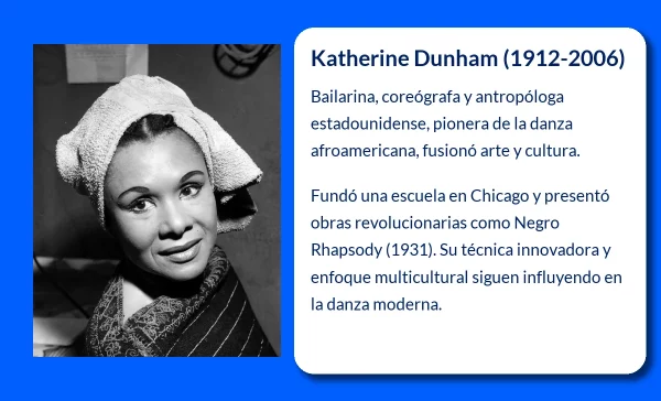 Katherine Dunham (1912-2006): La pionera de la danza afroamericana y su legado inmortal