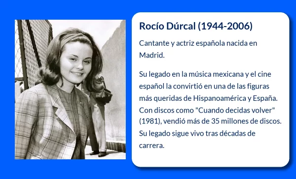 Rocío Dúrcal (1944-2006): La Reina de la Canción Mexicana y del Cine Español