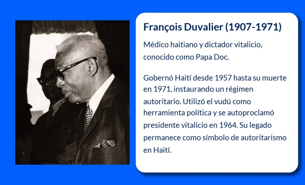 François Duvalier (1907-1971): El médico que se convirtió en dictador vitalicio de Haití