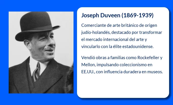 Joseph Duveen (1869-1939). El influyente marchante que revolucionó el comercio del arte europeo