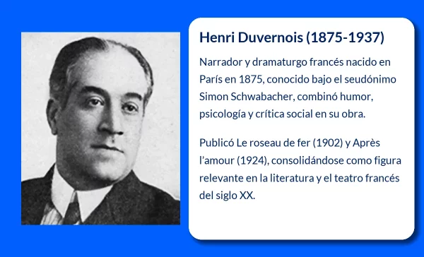 Henri Duvernois (1875-1937). Un maestro de la ironía narrativa en la literatura y el teatro francés