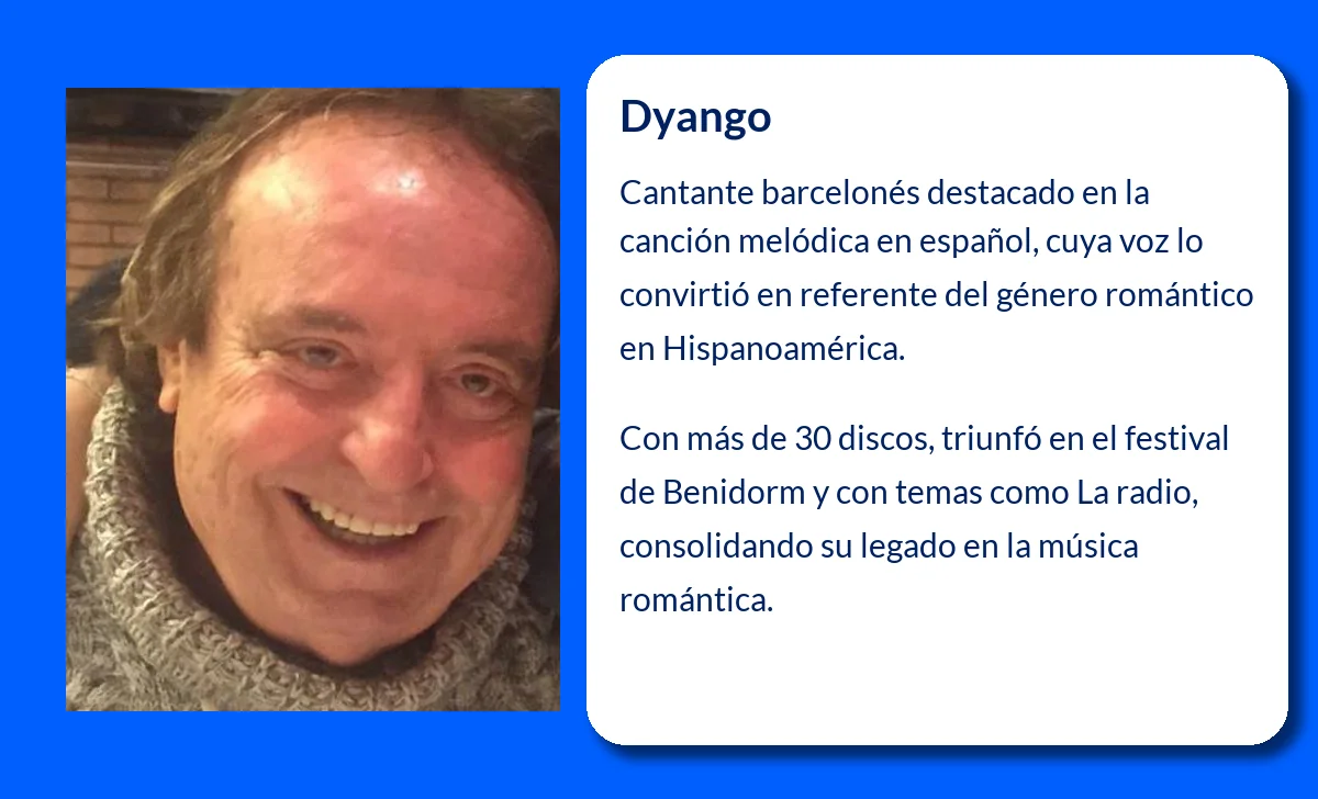 Dyango (1941-VVVV). El romántico eterno de la canción melódica española