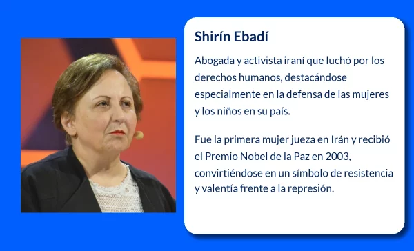 Shirín Ebadí (1947-VVVV): La Abogada Irani que Defendió los Derechos Humanos a Nivel Mundial