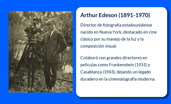 Arthur Edeson (1891-1970). El maestro de la fotografía en el cine clásico estadounidense