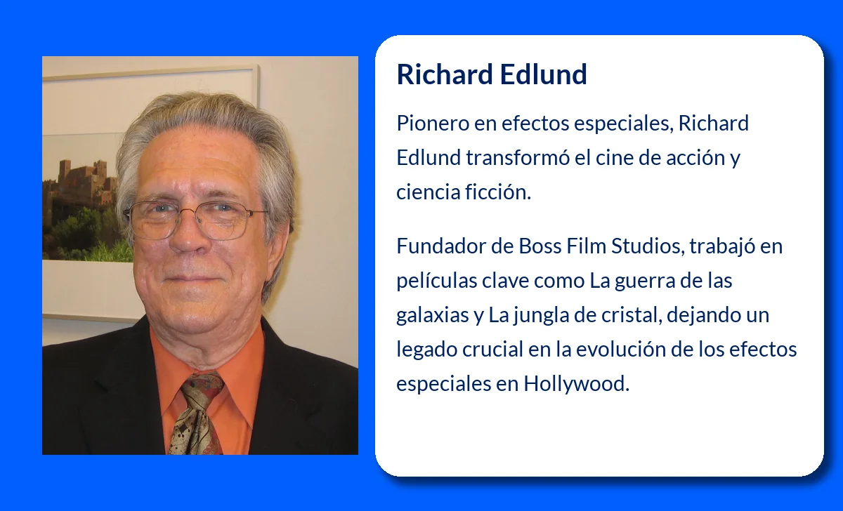 Richard Edlund (1940-VVVV). El visionario de los efectos especiales que revolucionó Hollywood