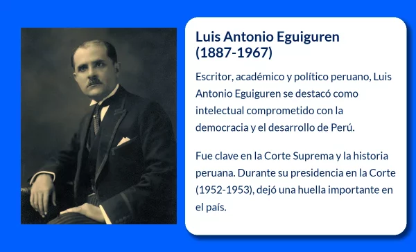 Luis Antonio Eguiguren (1887-1967). Un destacado escritor y político peruano que dejó huella en la historia de Perú