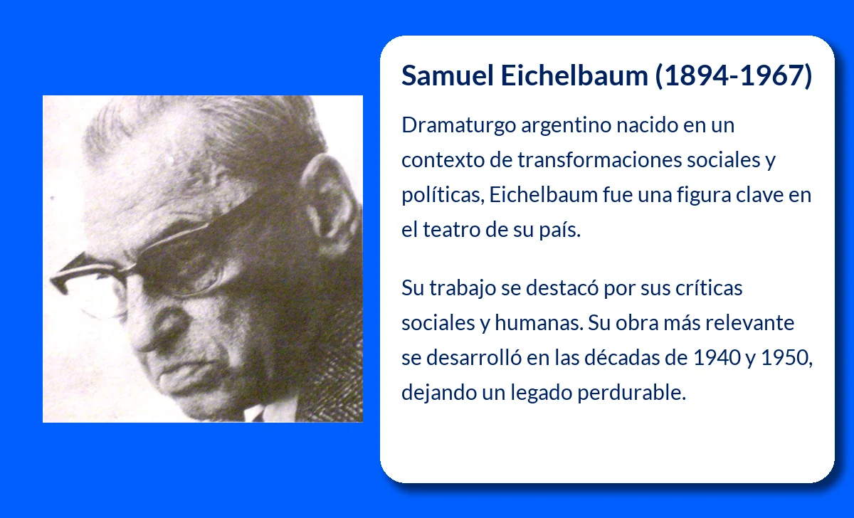 Samuel Eichelbaum (1894-1967): El dramaturgo que marcó un hito en el teatro argentino