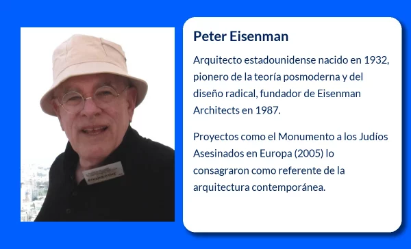 Peter Eisenman (1932-VVVV): El arquitecto norteamericano que revolucionó el diseño contemporáneo