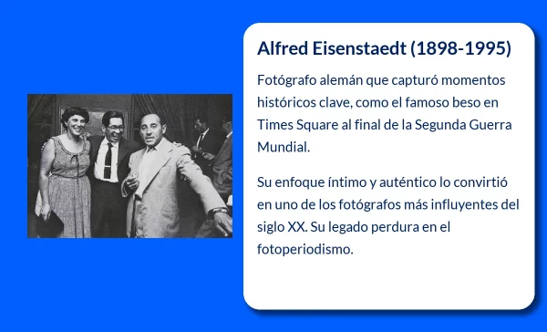 Alfred Eisenstaedt (1898-1995): El fotógrafo que inmortalizó momentos históricos