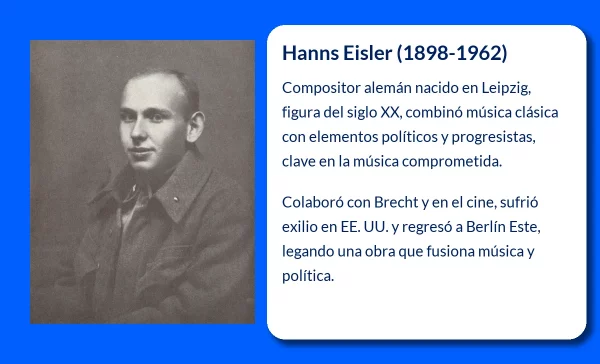 Hanns Eisler (1898-1962): El compositor que revolucionó la música política