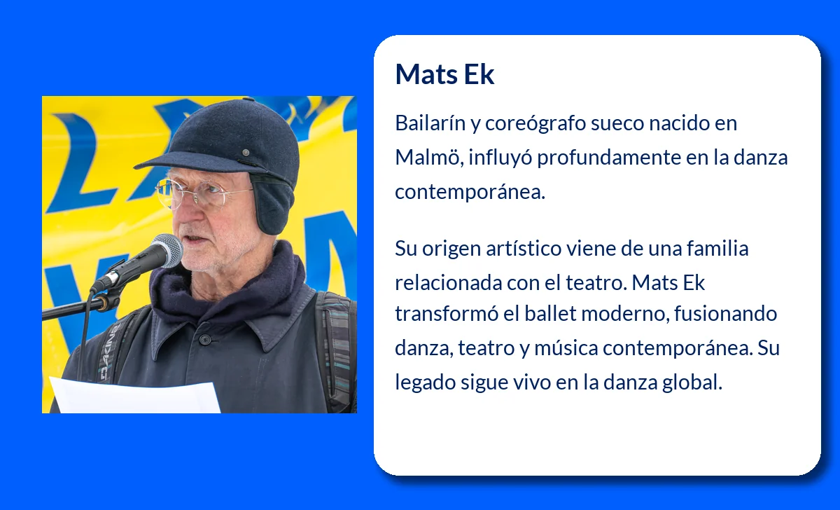 Mats Ek (1945-VVVV): El renombrado bailarín y coreógrafo sueco que revolucionó el ballet contemporáneo