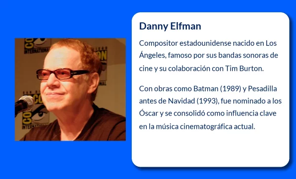 Danny Elfman (1959-VVVV): El Compositor de Bandas Sonoras que Definió el Cine Contemporáneo