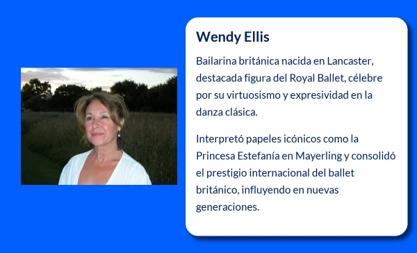 Wendy Ellis (1951-VVVV): La trayectoria de una estrella del ballet británico