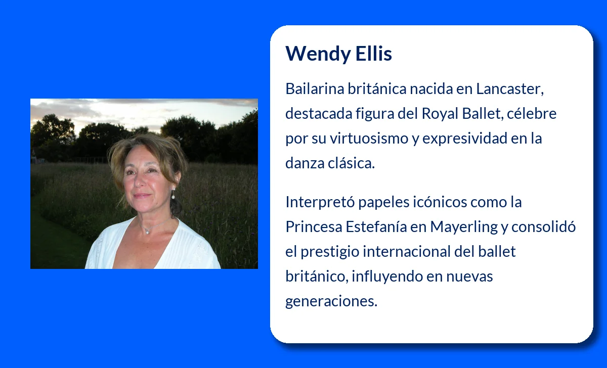 Wendy Ellis (1951-VVVV): La trayectoria de una estrella del ballet británico