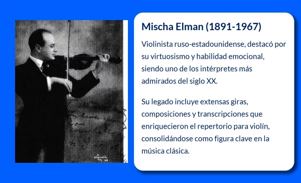 Mischa Elman (1891-1967): El virtuoso del violín que dejó huella en la música clásica
