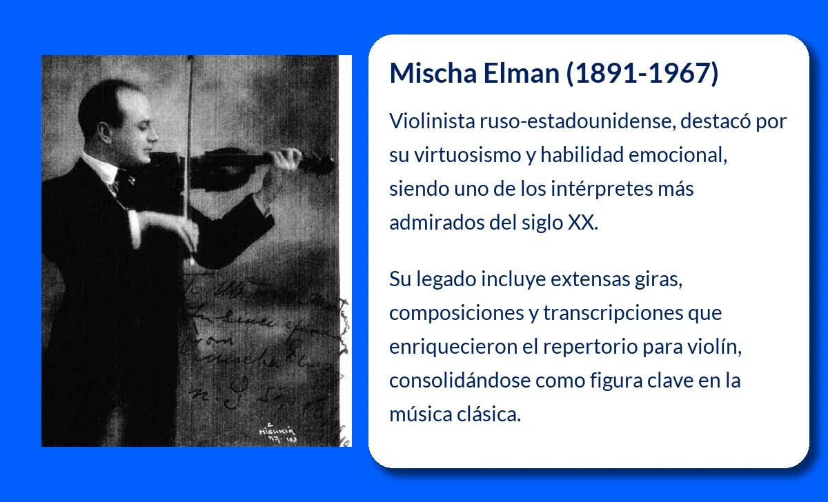 Mischa Elman (1891-1967): El virtuoso del violín que dejó huella en la música clásica