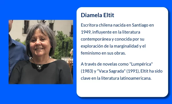 Diamela Eltit (1949-VVVV): La escritora chilena que dio voz a los marginados y al feminismo