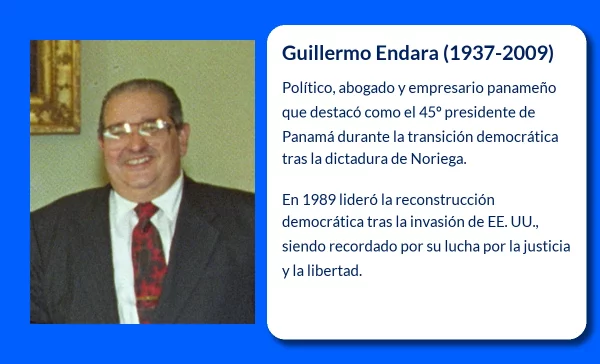 Guillermo Endara (1937-2009): El presidente que vivió entre la lucha política y la transición de Panamá