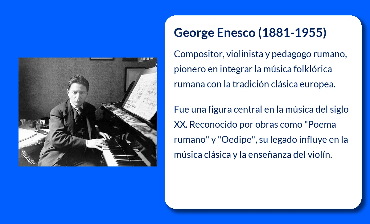 George Enesco (1881-1955): El legado musical de un virtuoso rumano
