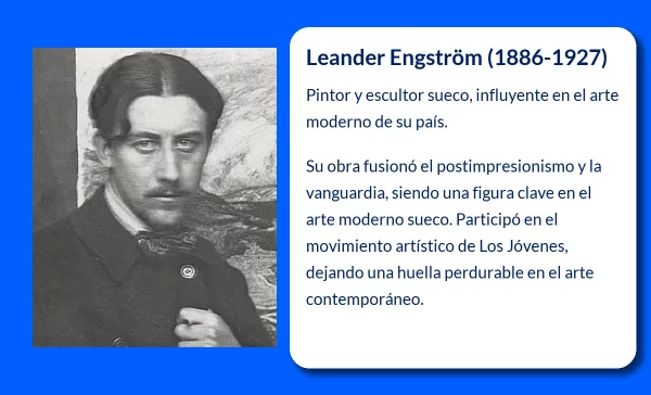 Leander Engström (1886-1927). El pintor y escultor sueco que revolucionó el arte moderno