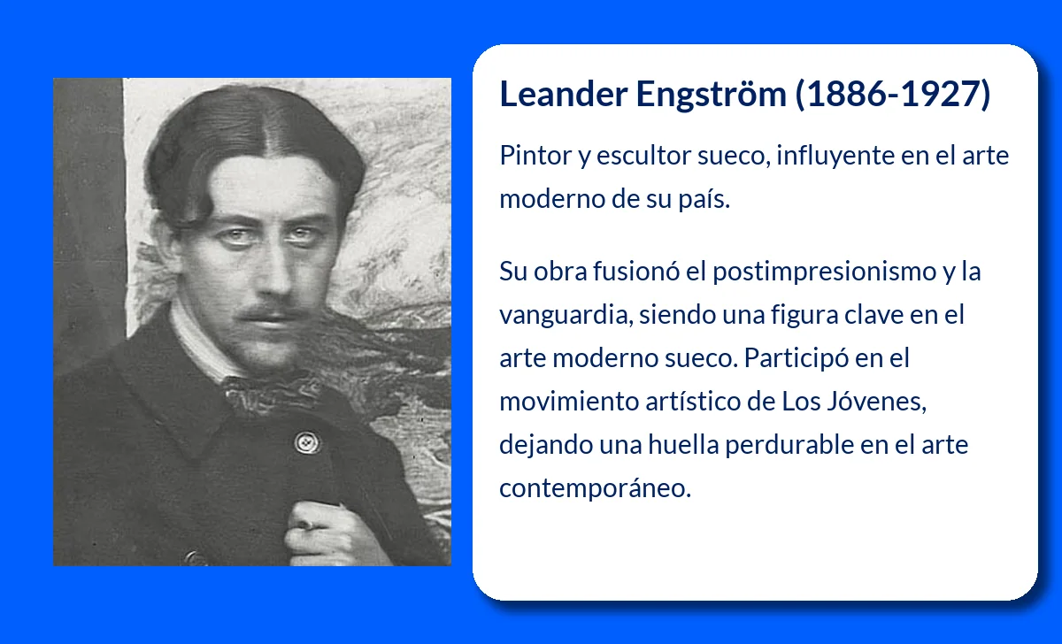 Leander Engström (1886-1927). El pintor y escultor sueco que revolucionó el arte moderno