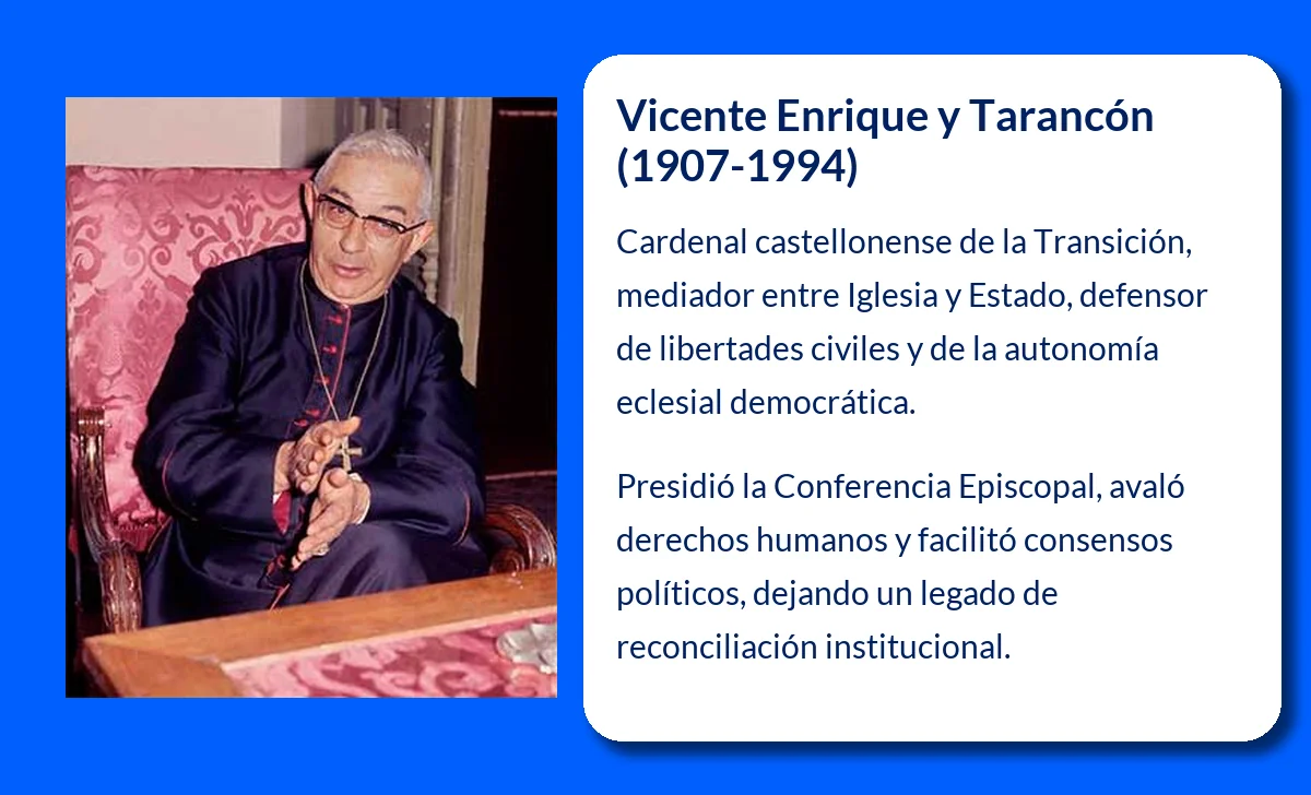 Vicente Enrique y Tarancón (1907-1994). Un cardenal clave en la transición española