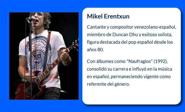 Mikel Erentxun (1965-VVVV): El ícono de la música española que fusionó su arte con la esencia del pop