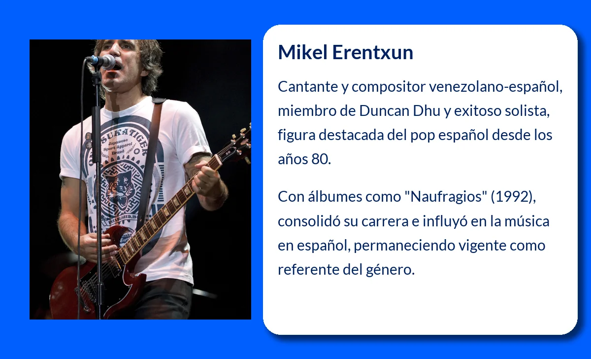 Mikel Erentxun (1965-VVVV): El ícono de la música española que fusionó su arte con la esencia del pop