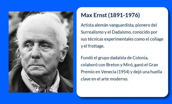 Max Ernst. El visionario del Surrealismo y el arte experimental