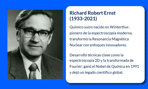 Richard Robert Ernst. El genio suizo que revolucionó la espectroscopía de resonancia magnética nuclear