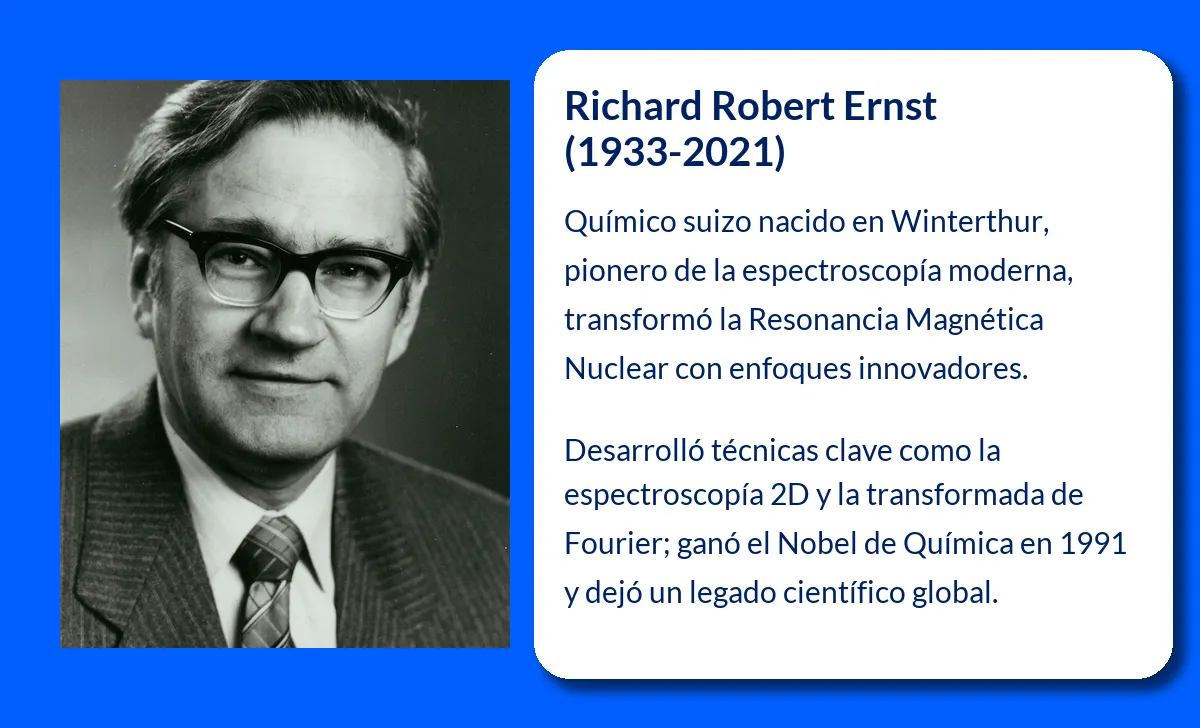 Richard Robert Ernst. El genio suizo que revolucionó la espectroscopía de resonancia magnética nuclear