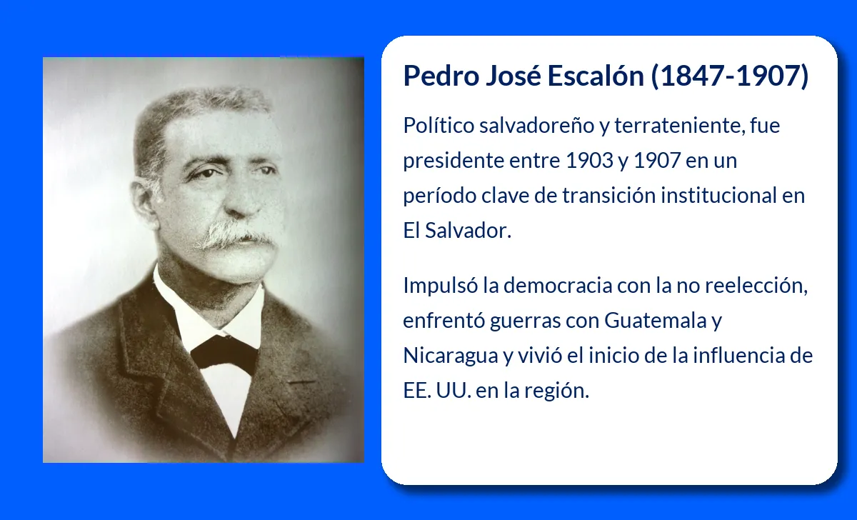 Pedro José Escalón. El Presidente que vivió la intervención estadounidense en El Salvador