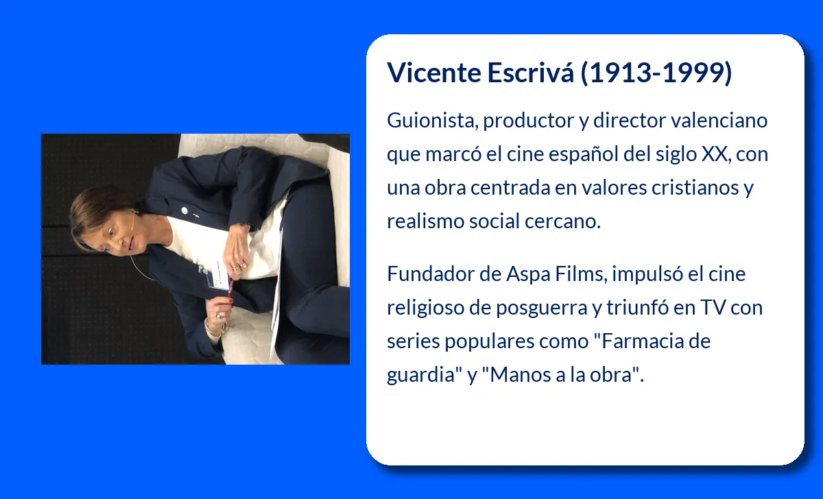 Vicente Escrivá. El prolífico guionista y productor que marcó el cine español del siglo XX